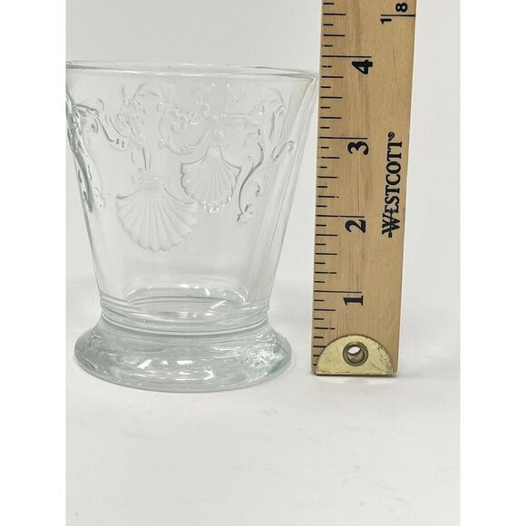La Rochere Versailles Nautical Shell Embossed Double Old Fashioned Glass Tumbler - Picture 3 of 6